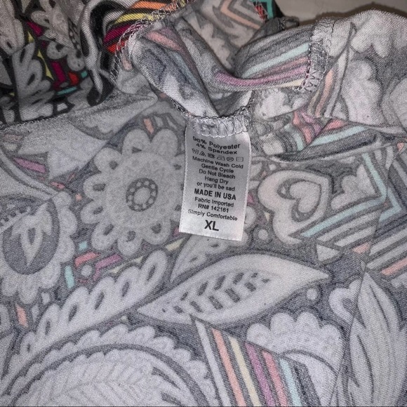 LuLaRoe arrow shirt TUNIC size XL EUC - Picture 6 of 10